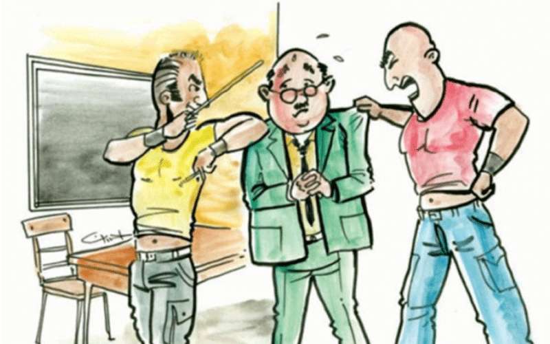الإعتداء على 5 معلمين في الموقر..