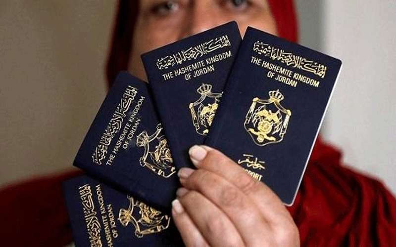 55 طلبا للحصول على الجنسية الأردنية