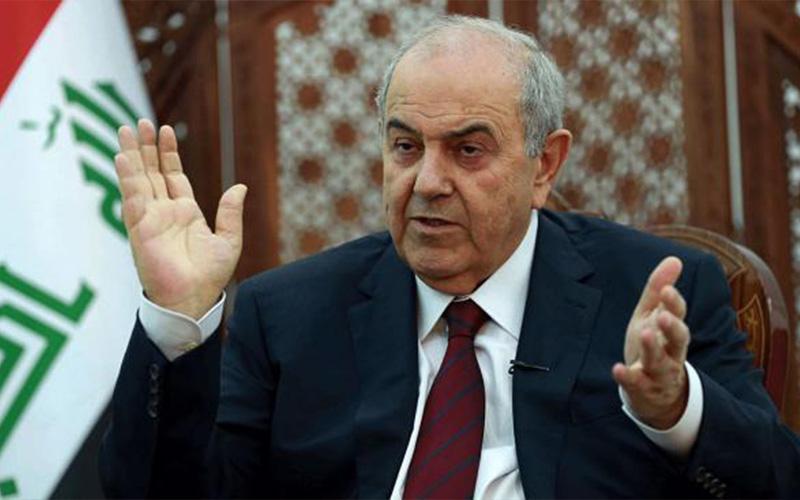 علاوي يطالب الرئيس العراقي باستشارة ثلاثة