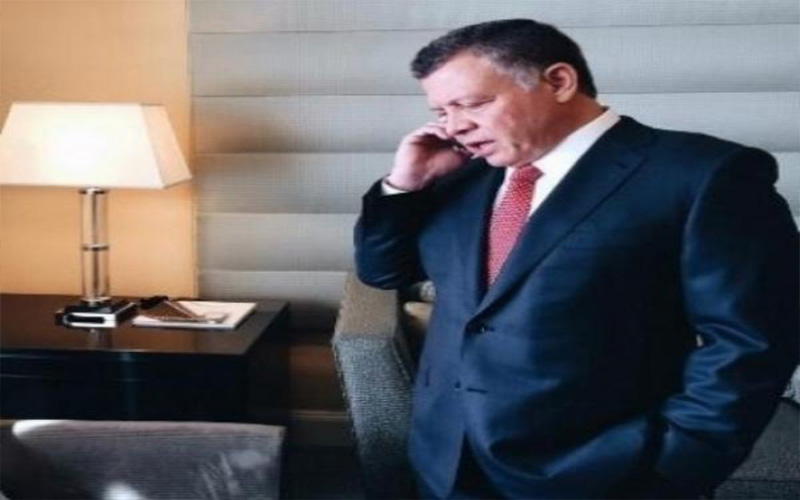 الملك يشكر أردنيا اشهر زفافه باطعام
