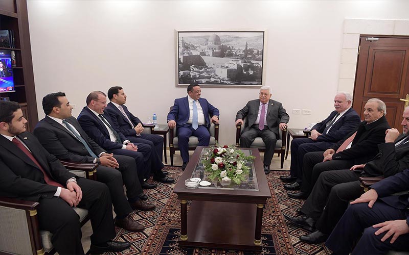الرئيس الفلسطيني يرحب بالوزير الداوود في