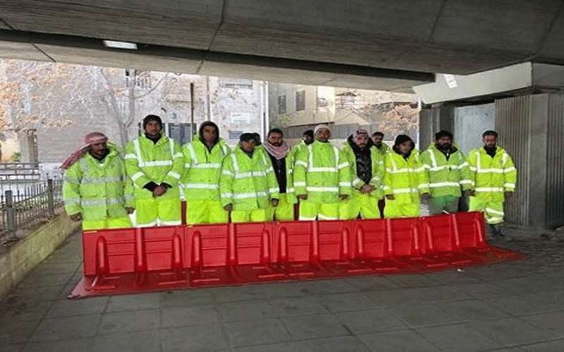 أمانة عمان تعلن جاهزيتها للمنخفض الجوي