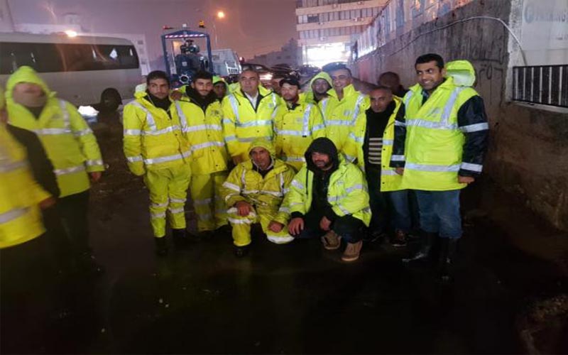 الشواربة يتفقد شوارع عمان