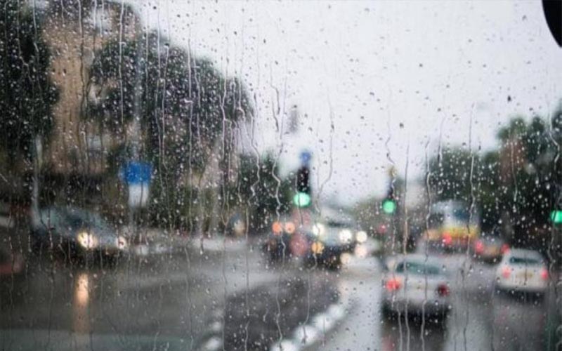 أعلى كمية هطول مطري سجلت في