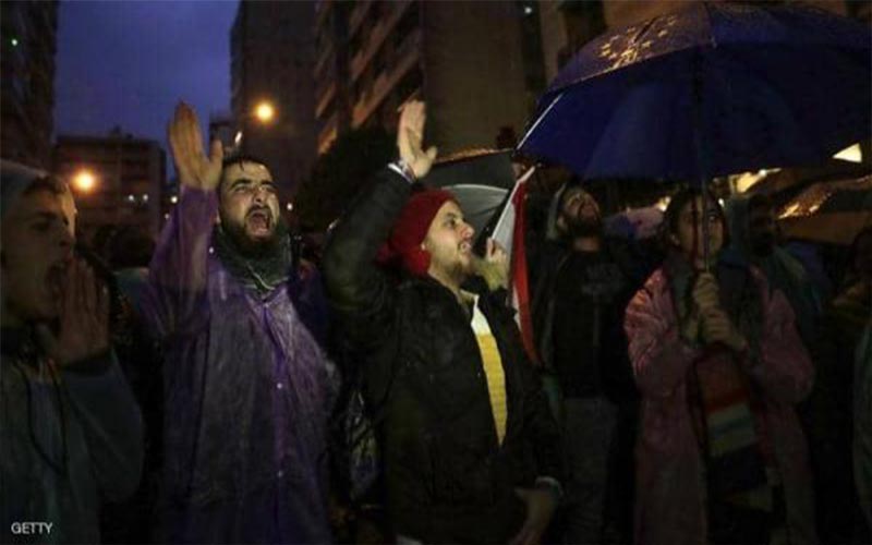 تحت المطر .. الغضب اللبناني لا