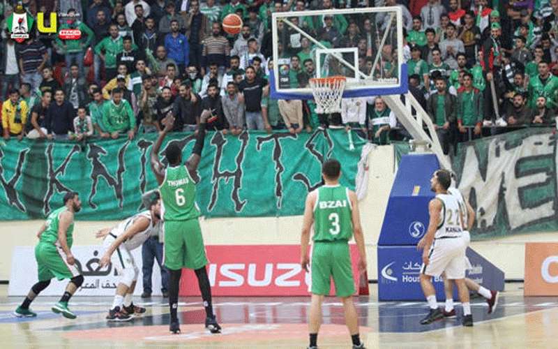 عطل كهربائي يوقف مباراة الوحدات والجبيهة