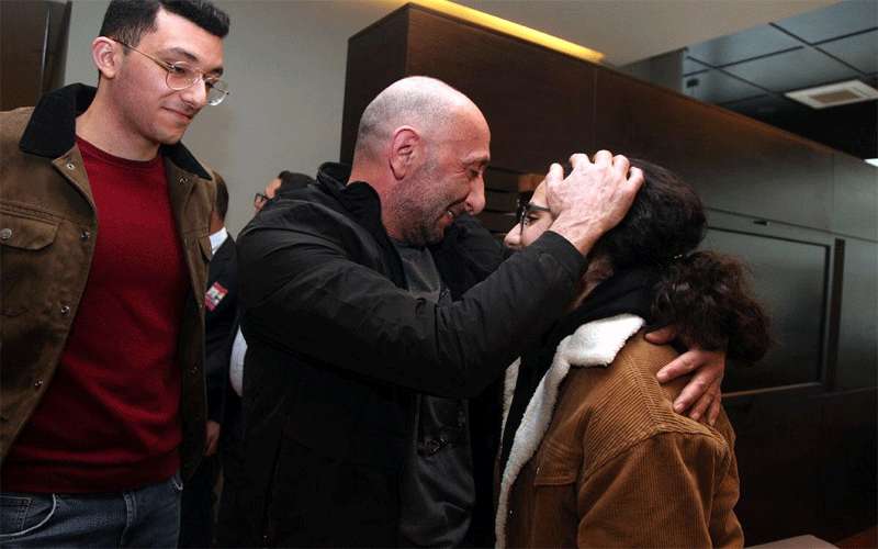 وصول مواطن أردني كان محتجزا في