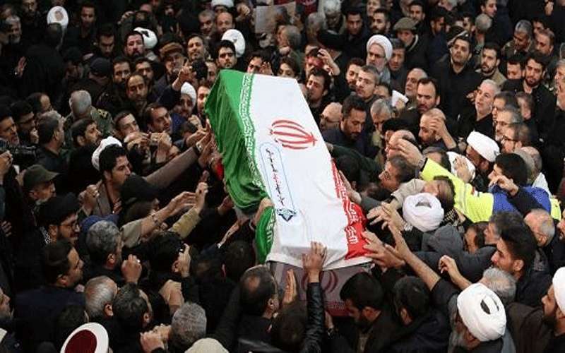 جثمان سليماني يصل كرمان لدفنه