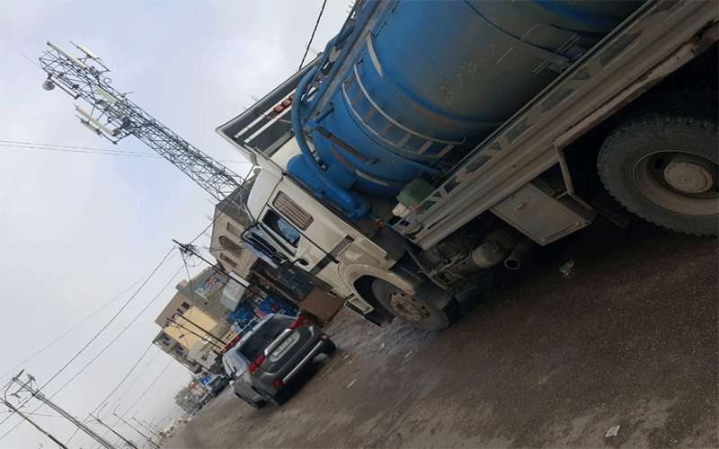 توقيف وحجز صهريج مياه معبأ بمياه