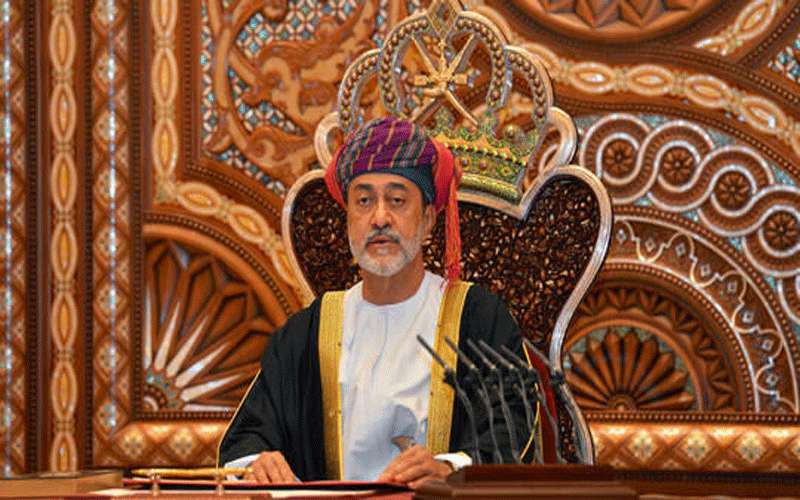 سلطان عمان يشكر بشار الأسد
