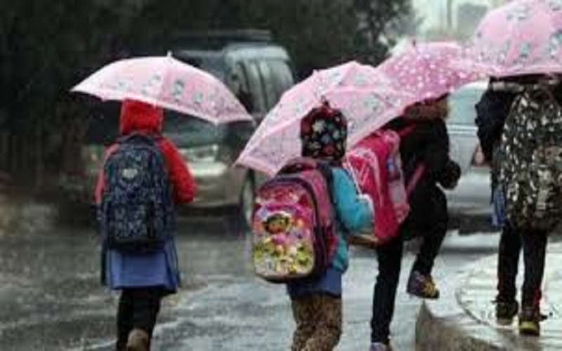 تأخير دوام المدارس الحكومية والخاصة في