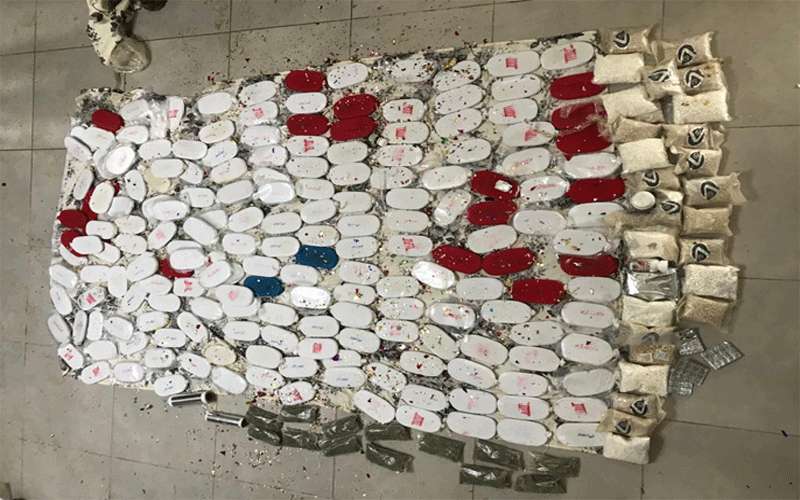 ضبط ١٩١ كف حشيش مخدرة و٤٠