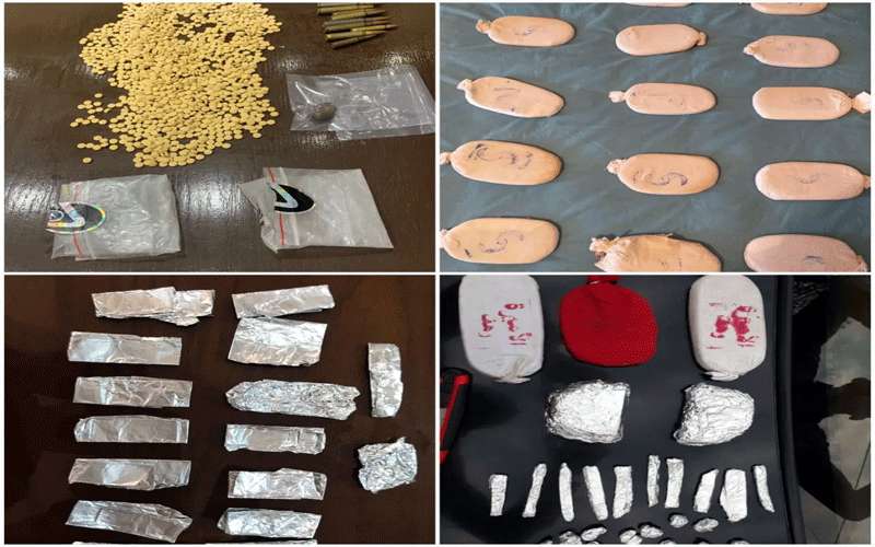 المخدرات والاحتيال يتصدران حوادث الأسبوع الماضي