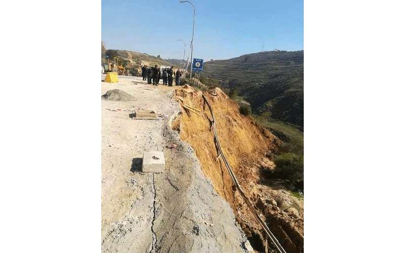 اغلاق طريق عمان - جرش بسبب