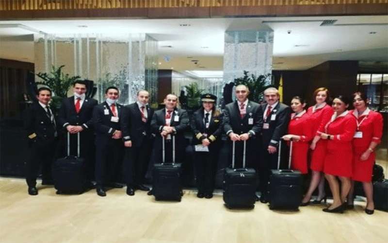 الطائرة الأردنية تصل مطار ووهان الصيني