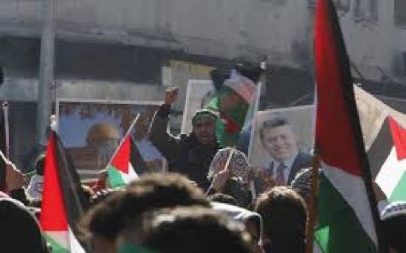 كفرنجة: وقفة احتجاجية ضد خطة السلام