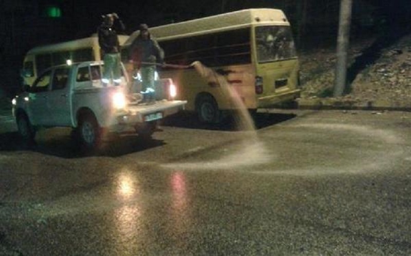 الأمانة: رش الملح في شوارع عمان