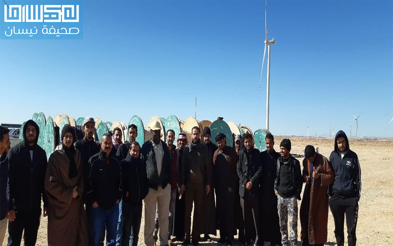 بالصور.. .عمال محطة طاقة الشوبك لإنتاج