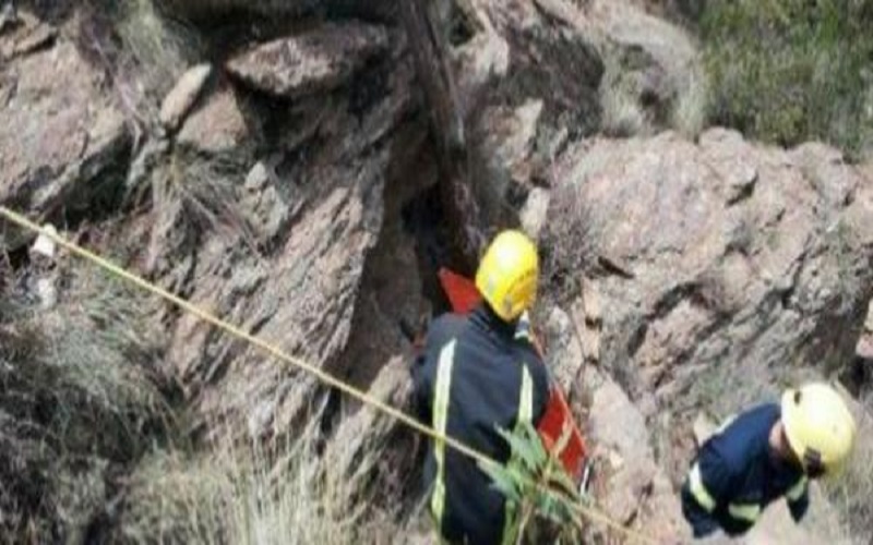 انقاذ 4 علقوا على جبل في