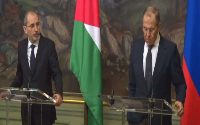 لافروف للصفدي: موقفنا متطابق مع الأردن