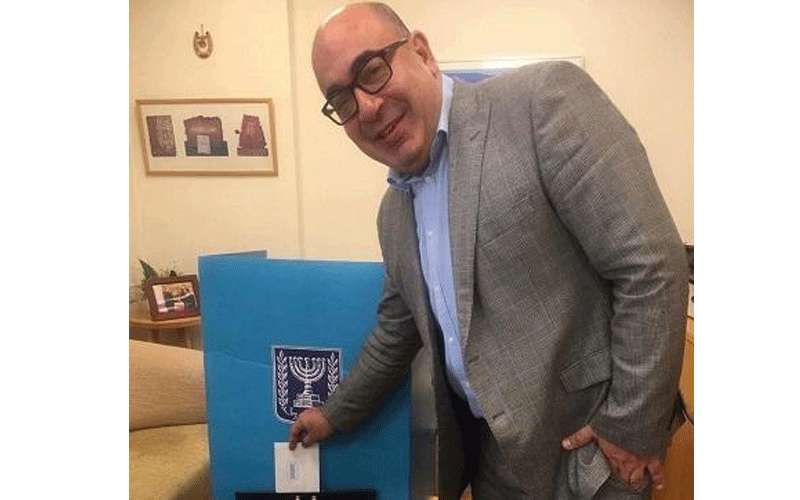 مركز اقتراع لانتخابات الكنيست بالسفارة الإسرائيلية