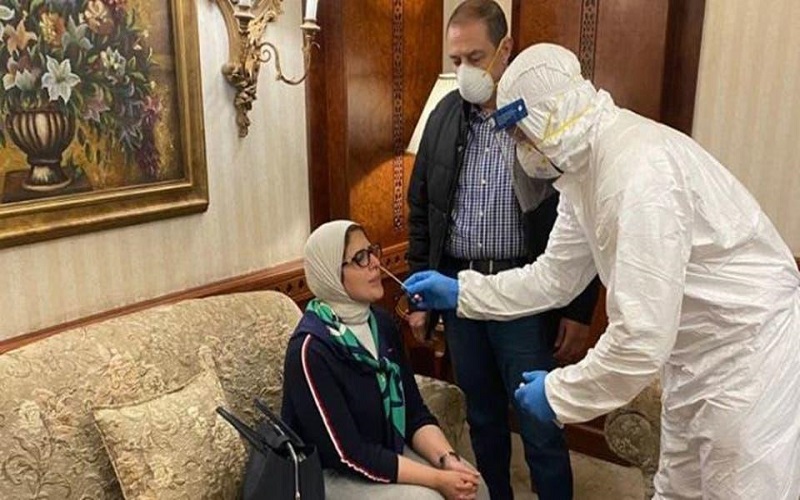 وضع وزيرة الصحة المصرية في الحجر