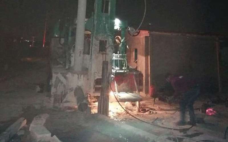 ضبط حفر بئر مخالف في الجيزة