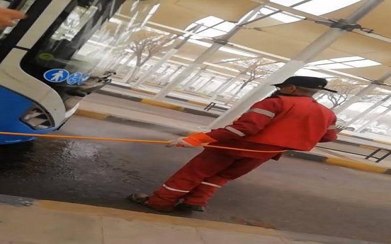 الامانة: تنظيف شوارع المجمعات لمواجهة كورونا