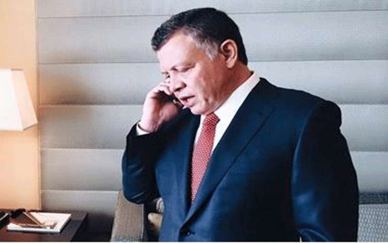 قيس سعيد يهاتف الملك