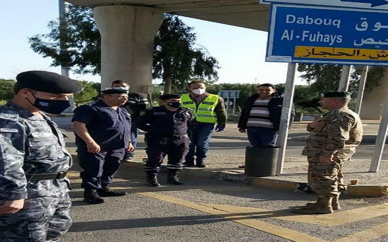 الحواتمة يتفقد رجال الأمن في الميدان