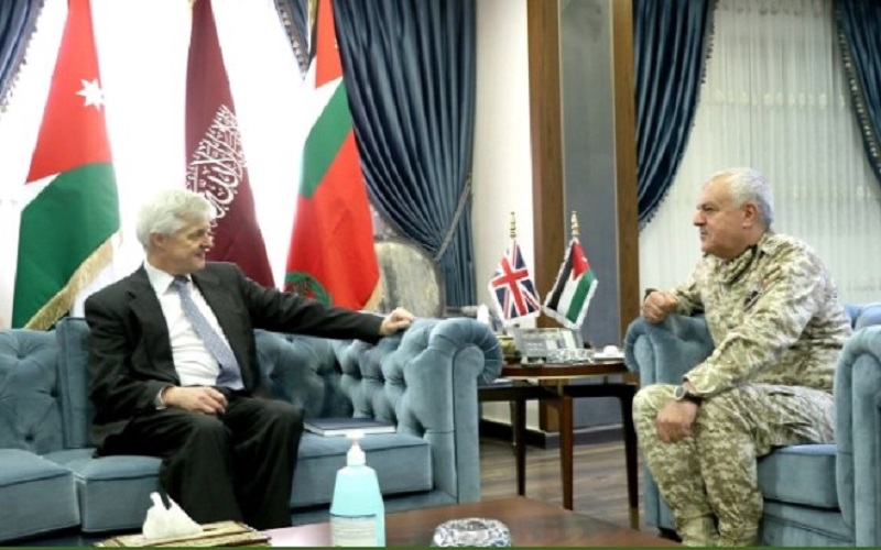 الحنيطي يستقبل السفير البريطاني