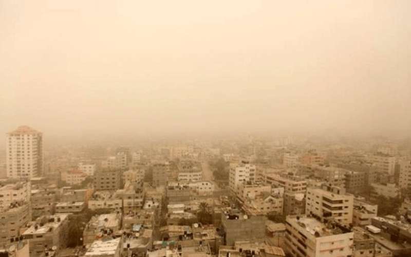 منخفض جوي خماسيني وكتلة هوائية حارة