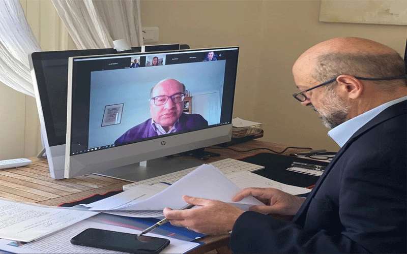 الرزاز يبحث مع رئيس البنك الأوروبي