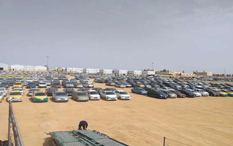 حجز 9369 مركبة منذ بداية الأزمة