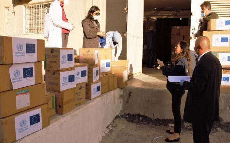 الأردن يتسلم معدات طبية من الصحة