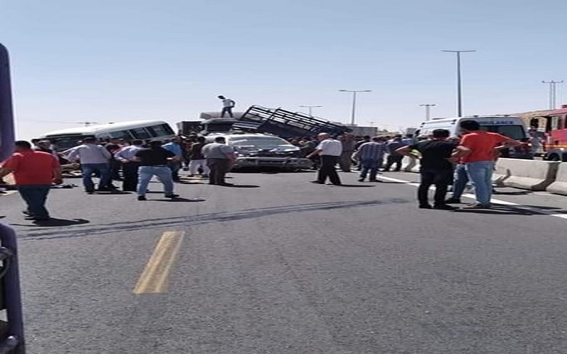 قصة حادث الطريق الصحراوي اليوم بالمختصر