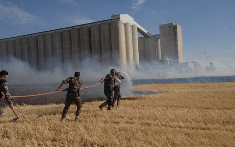 إخماد 3 حرائق بالشمال - صور