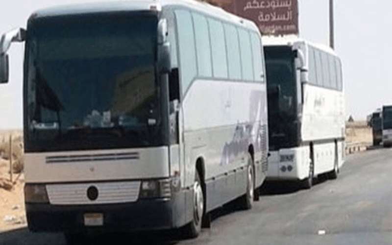 ارتفاع عدد الحافلات الواصلة من السعودية