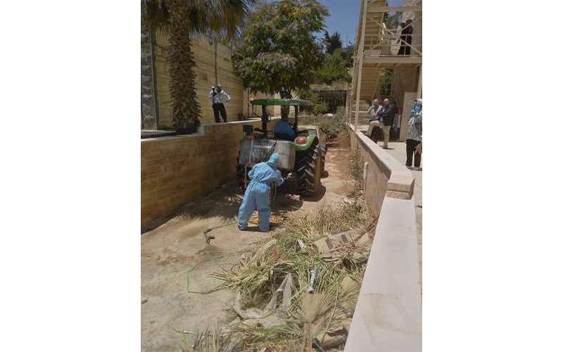 العاملة المصابة بكورونا لم تباشر عملها