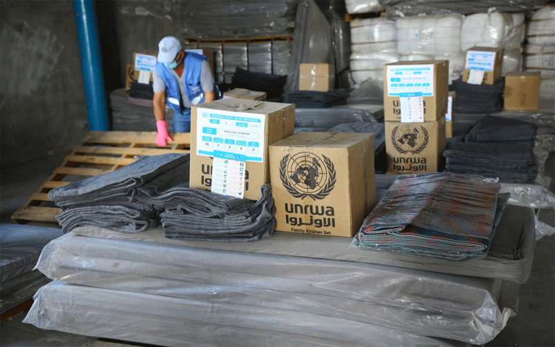 أونروا تحصل على نحو نصف تمويل