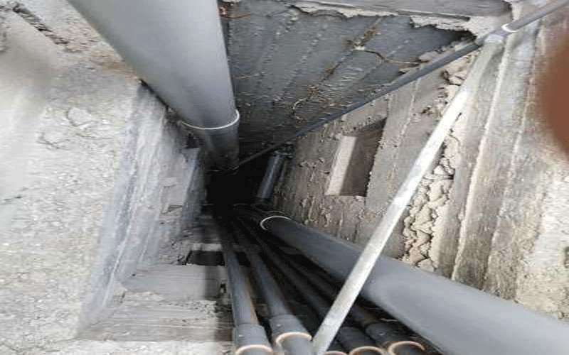 إربد: إنقاذ طفل علق بـمنور