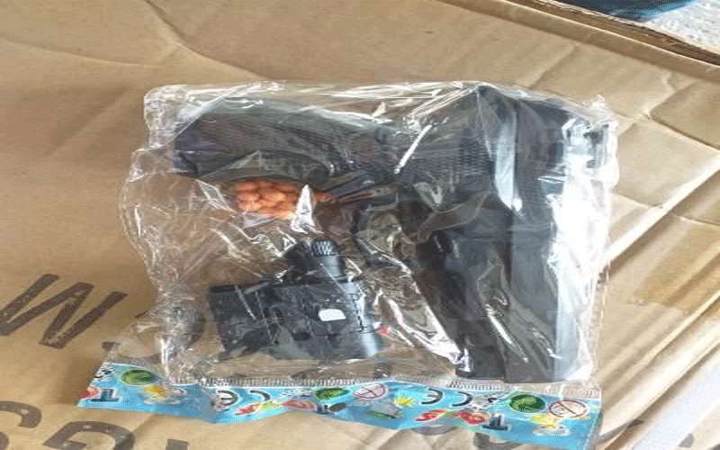 ضبط 24 الف مسدس خرز يمنع