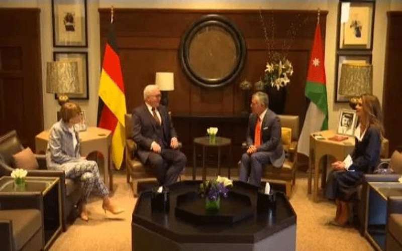 الملك والرئيس الالماني يبحثان هاتفيا التطورات