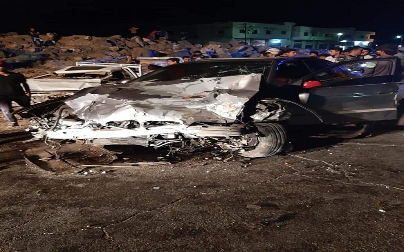 وفاة واصابتين إثر حادث تصادم بين