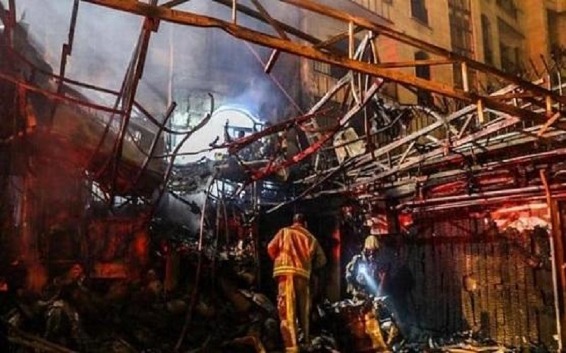 انفجار يهز أحد مباني طهران