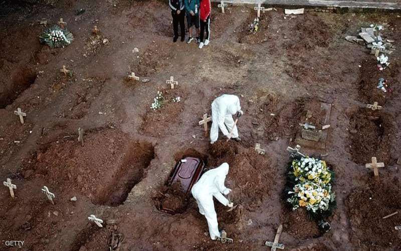 البرازيل تتجاوز عتبة المليوني مصاب