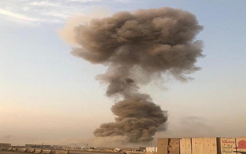 انفجار يهز معسكر الصقر في بغداد