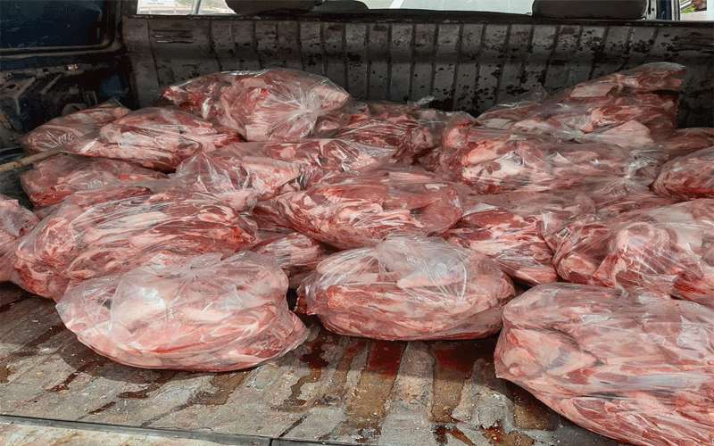 إتلاف 500 كغم لحوم بالزرقاء