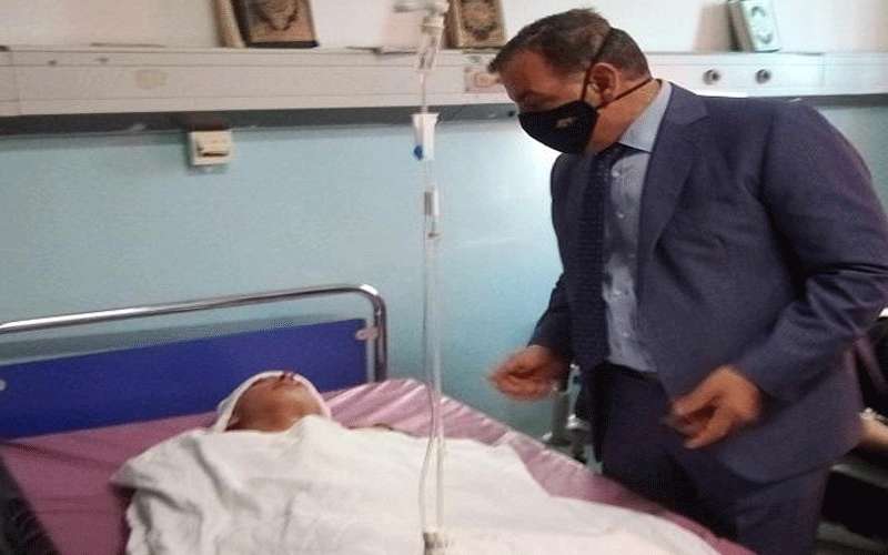 جابر يعود مصابي حادثة التسمم