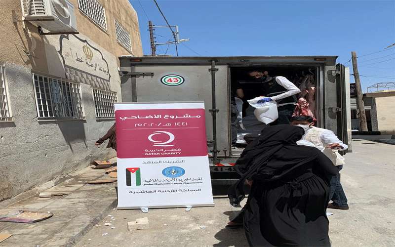 ممثلية قطر الخيرية في الأردن تنفذ